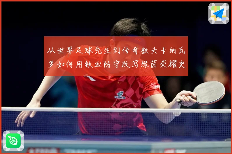 从世界足球先生到传奇教头卡纳瓦罗如何用铁血防守改写绿茵荣耀史